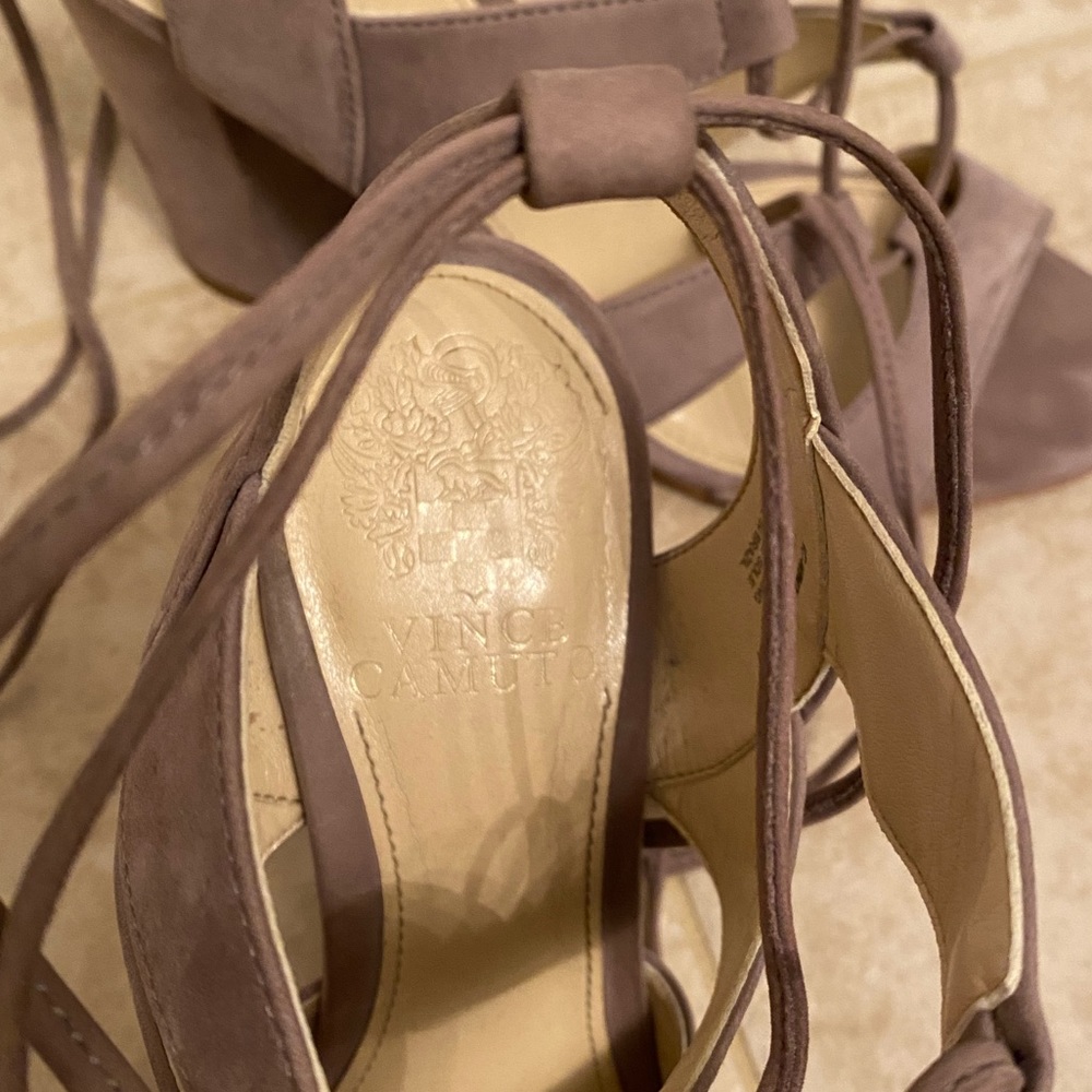 Vince Camuto Winona Lace-Up Heels - Picture 5 of 9